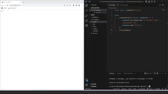 Learning NodeJS: Setup and Starting Your Server #107