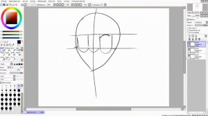 Как рисовать в paint tool sai? | Как ровно рисовать глаза?