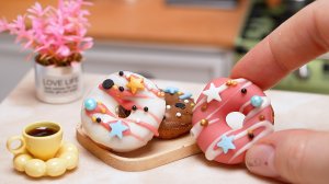 DIY Мини Пончики Донатсы | Мини Еда | Мини Кухня | How to Make Miniature Donuts | Mini Kitchen