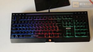Marvo KG880 Bigbang G1. Игровая мембранная клавиатура
