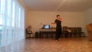 Тренировка по Капоэйре. Удары и уходы