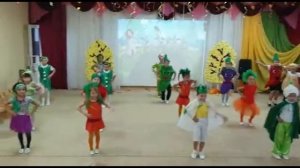 Осенний утренник Зарядка овощей
