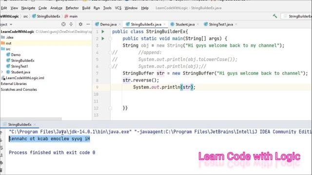 StringBuilder Class & Methods in Java with Example || How To Use String Builder Methods in JAVA смотреть онлайн