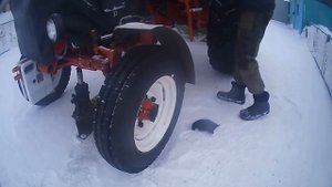 регулировка  ступичных подшипников трактора т 25 / adjustment of tractor wheel bearings t 25