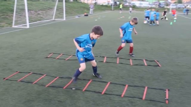 coordination laddertraining football тренировка футбол упражнения с  координационная лестница