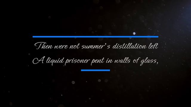 W. SHAKESPEARE Sonnet 5: Those hours that with gentle work.../ Уильям Шекспир - Сонет 5 на англ смотреть онлайн