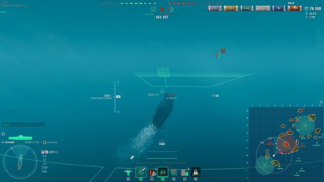 МИР КОРАБЛЕЙ ШИКАРНЫЙ бой TinY_TooN на U-4501 144т.урона и 3250 чистого смотреть онлайн