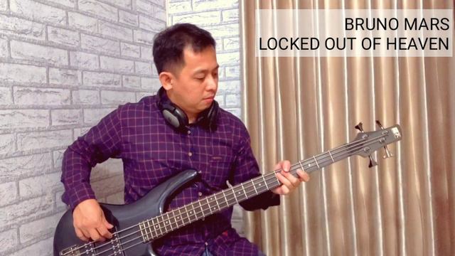 BRUNO MARS - LOCKED OUT OF HEAVEN (BASS COVER) смотреть онлайн