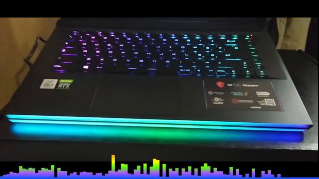 MSI GE66 Raider Lightbar LED RGB effects смотреть онлайн