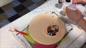 Мастер-класс в технике ФЛЮИД АРТ. Жидкий акрил. Fluid art. Ольга Чепишко