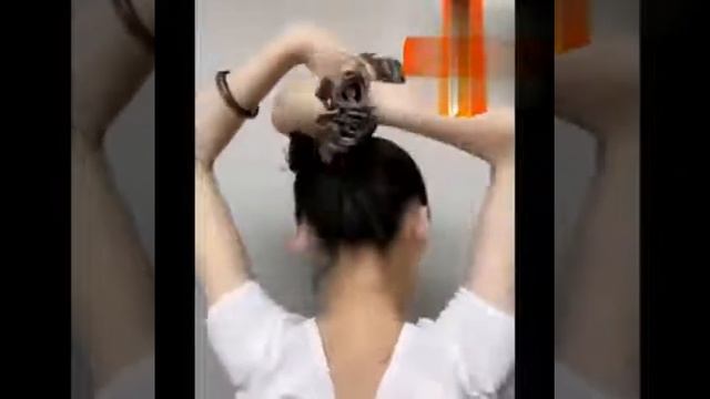 Правильно собираем волосы в пучок смотреть онлайн