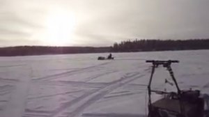 На мотособаке на рыбалку.