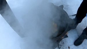 Солянка в казане на костре