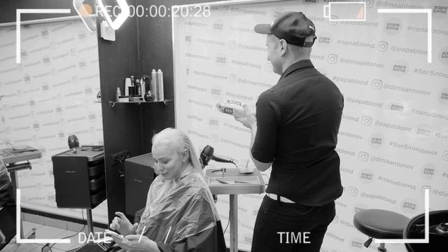 Рецепт холодного пепельного блонда. Обесцвечивание корней. Выравнивание цвета. смотреть онлайн