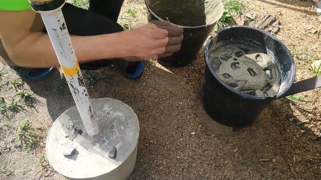 Самодельные гантели и штанги из бетона. Домашняя качалка с помощью цемента