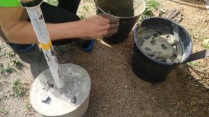 Самодельные гантели и штанги из бетона. Домашняя качалка с помощью цемента