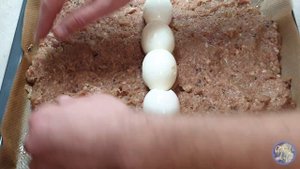 Фальшивый Заяц - легендарный Советский (Немецкий) мясной рулет с яйцами Falsche Hase в разрешении 4