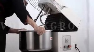 Тестомес для крутого теста со съёмной дежой HTD. Обзор. Dough mixer HTD