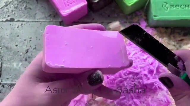 ASMR soap ВЕСНА cutting. Резка сухого мыла смотреть онлайн