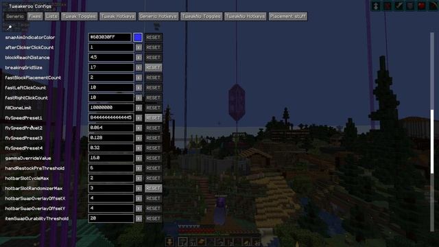 Tweakeroo Fly Speed - Minecraft faster creative flying (and freecam) смотреть онлайн