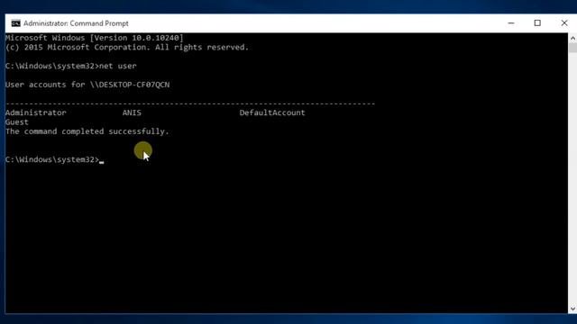 How To Change Windows Password Using Cmd(windows 10,8,7,xp)
