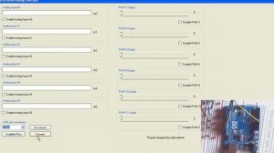 Arduino GUI interface  made with C# in VS2010