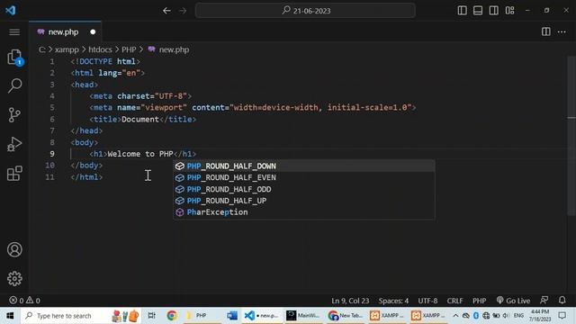welcome to php. php code run. beginning php