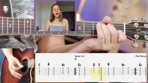 Shameless - Camila Cabello - Guitar Tutorial - Easy Chords - Play with Tab