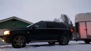 Volvo XC90 haldex test on ice. DSTC on.