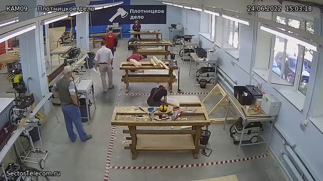 КАМ09: Демонстрационный экзамен по компетенции “Плотницкое дело” / БСК 24.06.2022
