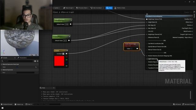 Parallax Occlusion Mapping In Unreal Engine 5 | UE5 Beginner Tutorial