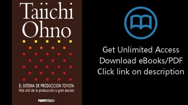 Download Taiichi Ohno El Sistema De Produccion Toyota (Spanish Edition) PDF смотреть онлайн