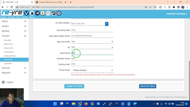 SETTING VMESS DI OPENCLASH KHUSUS PEMULA смотреть онлайн