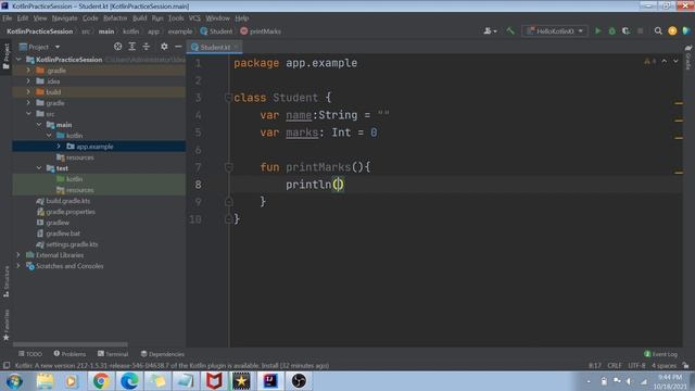 Kotlin | Classes and Objects