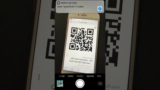 [IOS11] You can scan QR codes in the camera app