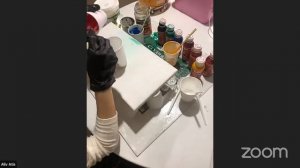 Мастер-класс по технике "Флюид-арт"