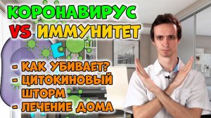 ЦИТОКИНОВЫЙ ШТОРМ. Как лечить КОРОНАВИРУС ДОМА?