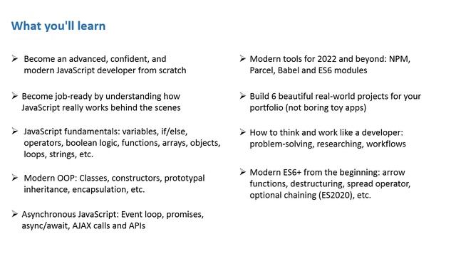 The Complete JavaScript Course From Zero to Expert
