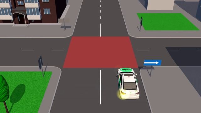 Разворот на перекрестке с односторонним движением. Курс ПДД РФ 2021