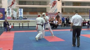 IV Всероссийские соревнования по киокусинкай карате среди ветеранов. Глущенко Виктор  Помазов Андре