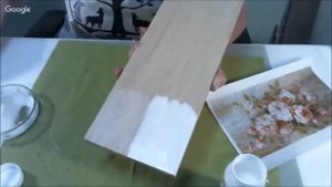 Спиртовые морилки на фонированной поверхности. Университет Декупажа. Оксана Демикова