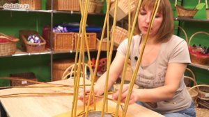 Опора для вьющихся растений из ивы