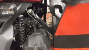 Установка светотехники на боковой прицеп скутера.