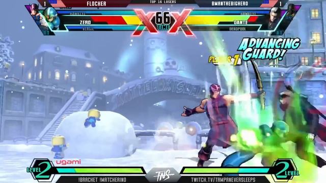 TNS UMVC3 115 Tournament TOP 16 Shuma-Gorath Hulk Hawkeye Akuma Wesker