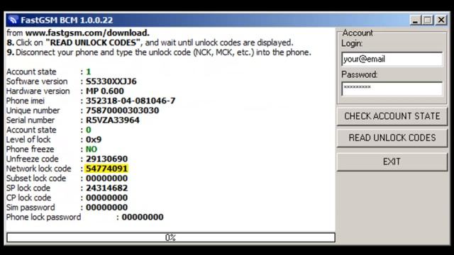 Unlock Samsung Wave 533 (S5330, S5330L, S5333) смотреть онлайн