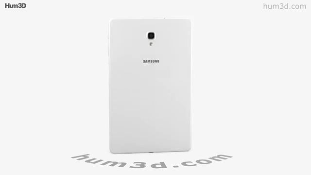 Samsung Galaxy Tab A 10.5 White 3D model by Hum3D.com смотреть онлайн