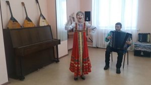 Новокрещенова Полина "Русский перепляс" слова Малоков В., музыка Заволокины А. и Г.