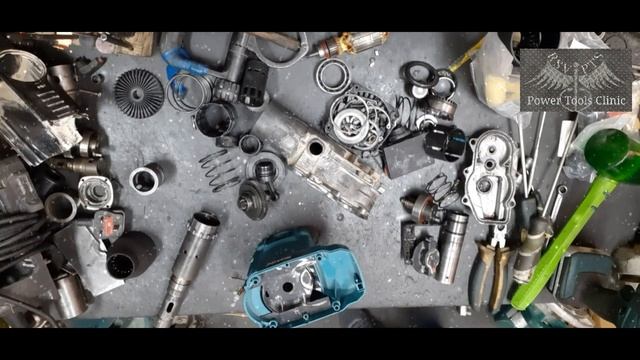 DIY Replace the damaged spare Makita Rotary Hammer Drill HR4000C SDS max смотреть онлайн