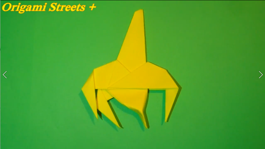 Оригами Банан из бумаги.mp4 смотреть онлайн