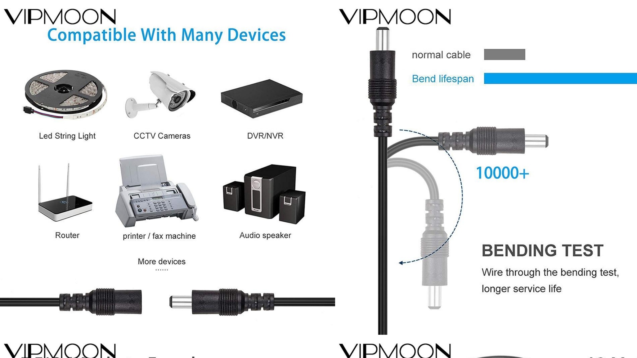 Удлинитель питания для камер видеонаблюдения DC Power Extension Cable For CCTV Cameras